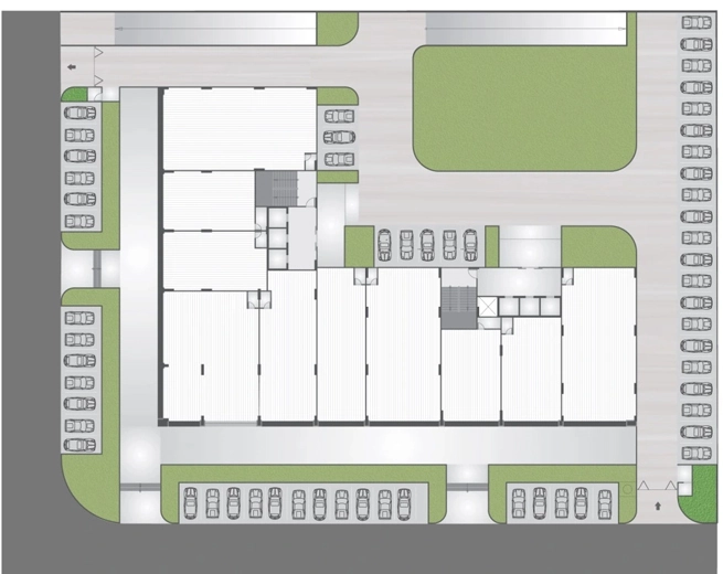Master Plan of Goyal Solitaire Corporate Park in Prahlad Nagar, Ahmedabad - Image 364176