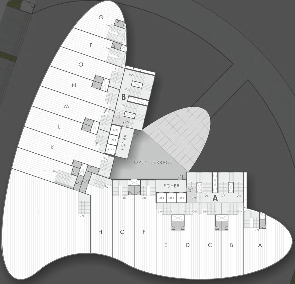 Floor Plan of HN Mondeal Square in Prahlad Nagar, Ahmedabad - Image 315921