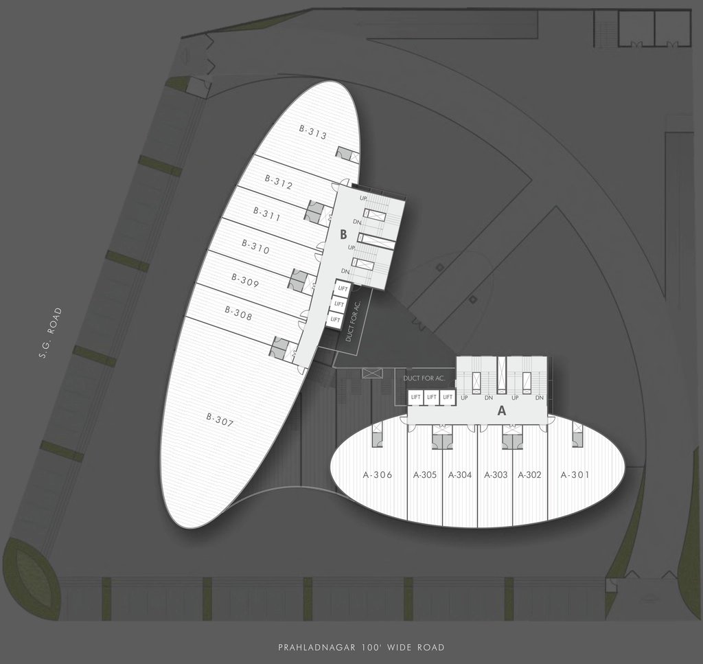 Master Plan of HN Mondeal Square in Prahlad Nagar, Ahmedabad - Image 315927