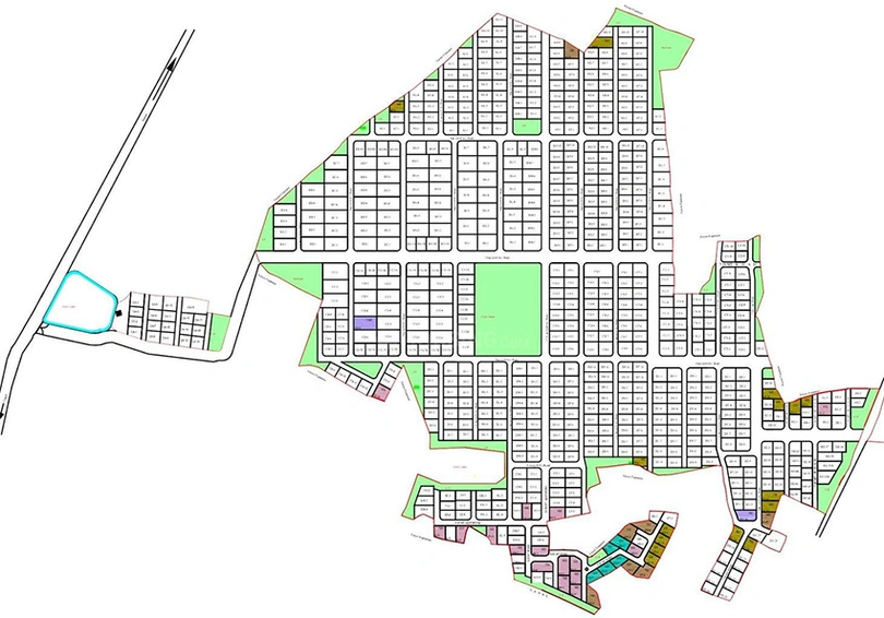 Master Plan of Synthesis Suramya Lifespace in Sanand, Ahmedabad - Image 276605