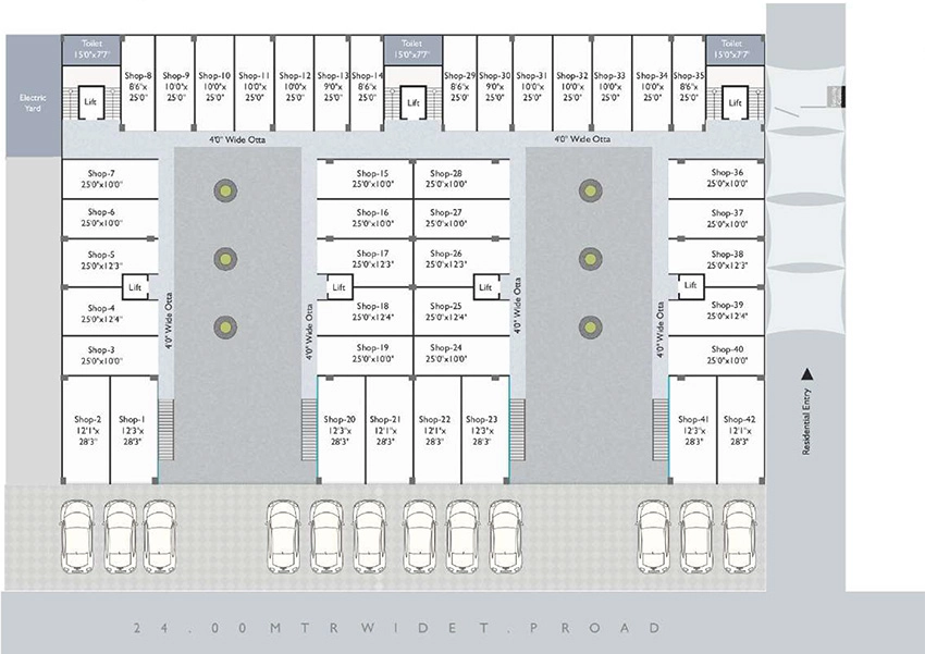 Master Plan of Commercial Samanvay Westbreeze in Gotri, Vadodara - Image 356915