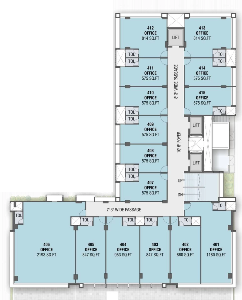 Floor Plan of Shilp Arista in Bodakdev, Ahmedabad - Image 360283