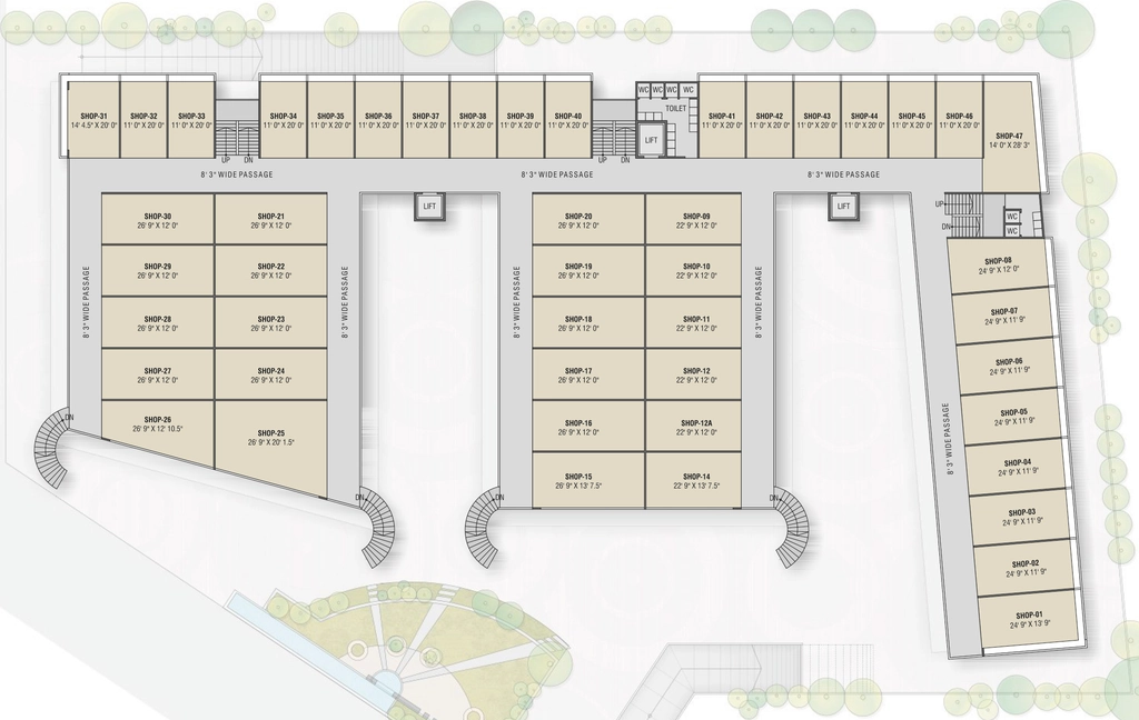 Floor Plan of Rajhans Olympia in Bhatar, Surat - Image 356197
