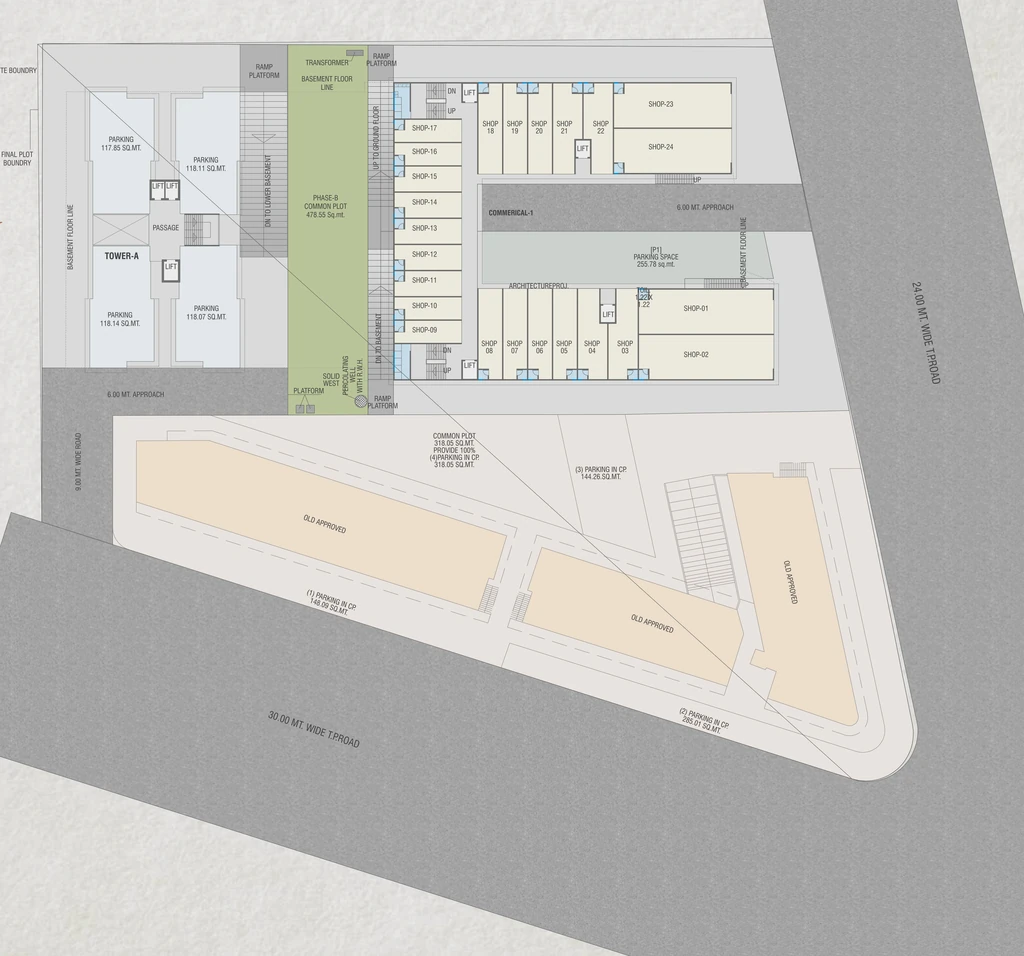Master Plan of Red Coral Hamptons in Gotri, Vadodara - Image 363113