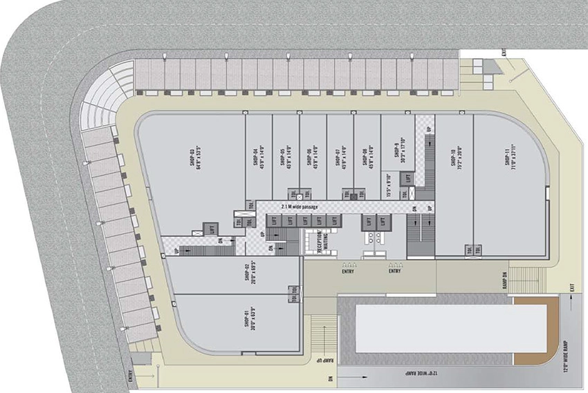 Master Plan of Rushabhdev Sharan Circle Hub in Zundal, Ahmedabad - Image 322523
