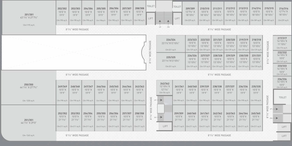 Floor Plan of Samprati Exxoniic in Jahangirpura, Surat - Image 356242
