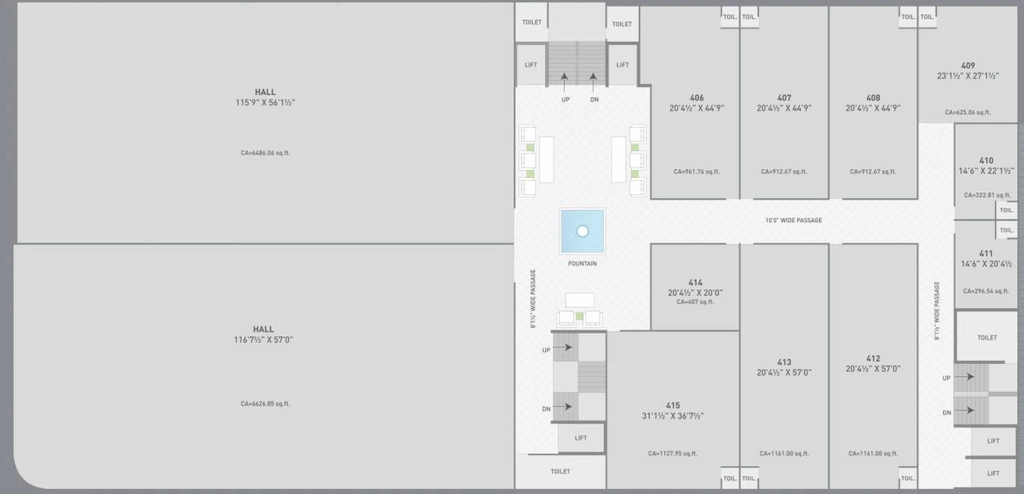 Floor Plan of Samprati Exxoniic in Jahangirpura, Surat - Image 356239