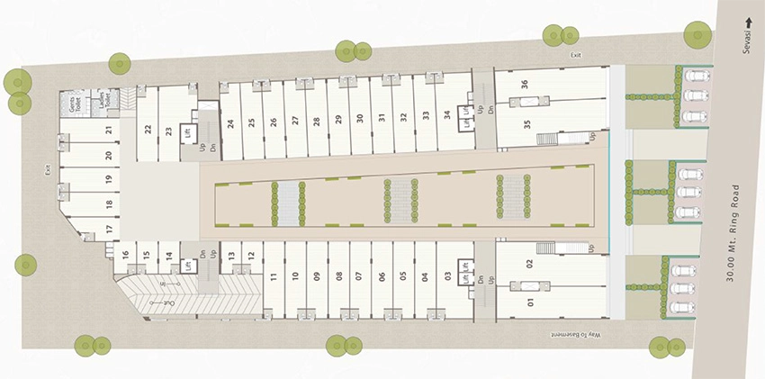 Master Plan of Darshanam Capital in Bhayli, Vadodara - Image 355184