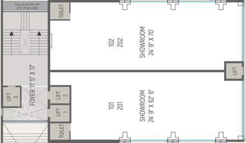 Floor Plan of Raama Even in Sevasi, Vadodara - Image 356873
