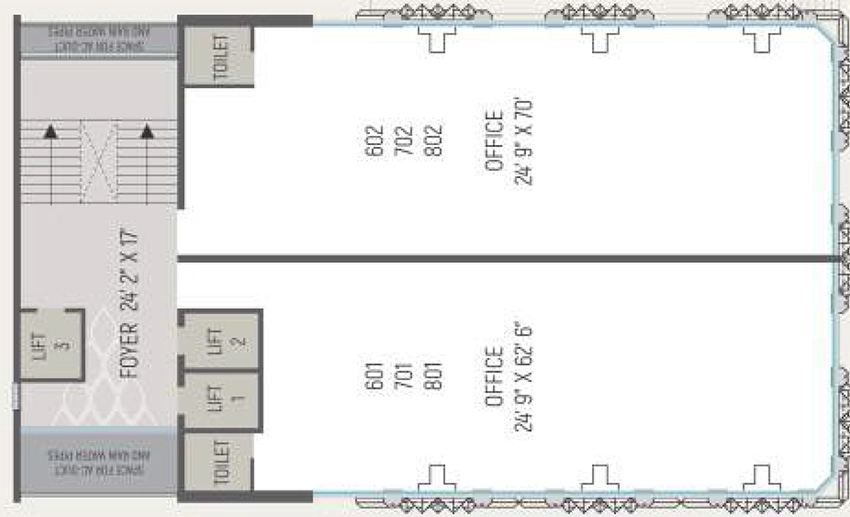Floor Plan of Raama Even in Sevasi, Vadodara - Image 356874