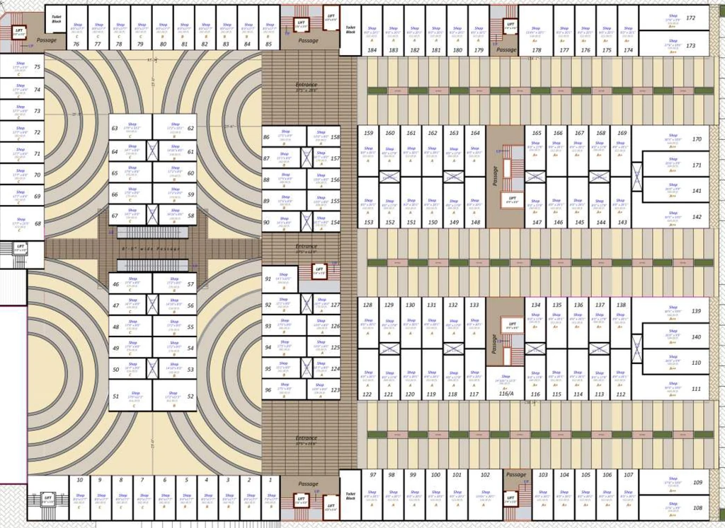 Floor Plan of Gruham Icon in Amroli, Surat - Image 356142