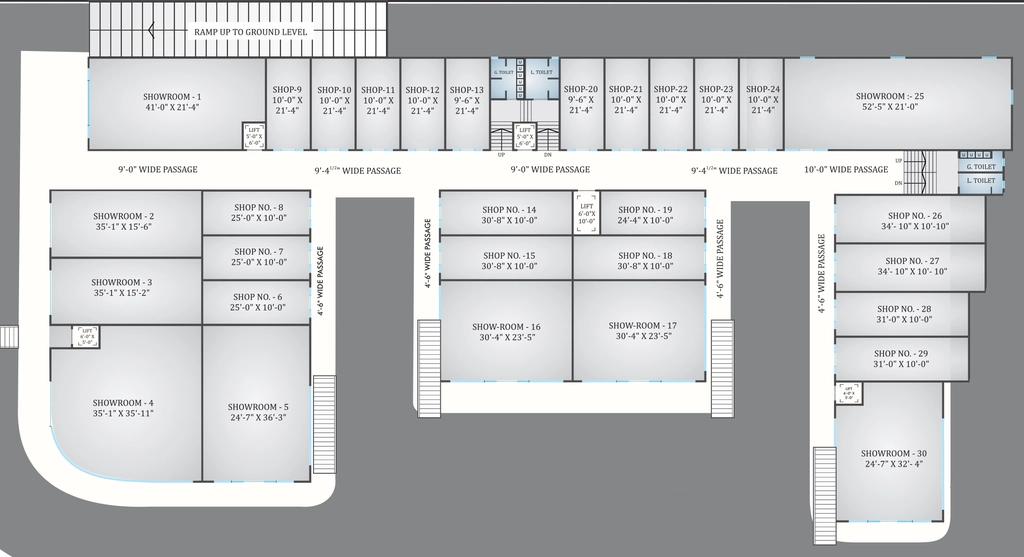Floor Plan of Zillion Landmark in Tarsali, Vadodara - Image 363196