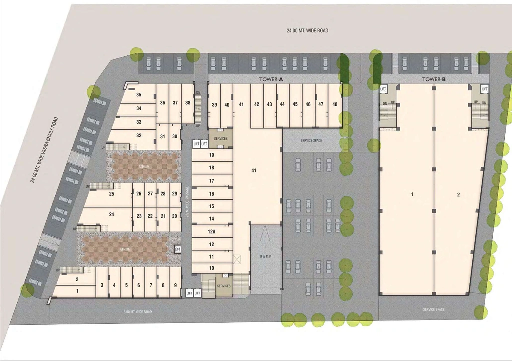 Master Plan of SWC Hub in Bhayli, Vadodara - Image 363169