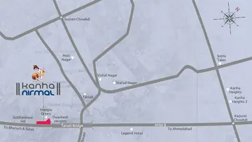 Location of Kanha Nirmal - Image 355740