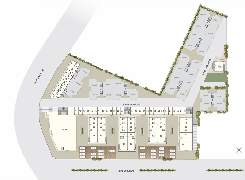 Master Plan of Commercial Samanvay Status 2 in Atladara, Vadodara - Image 366283
