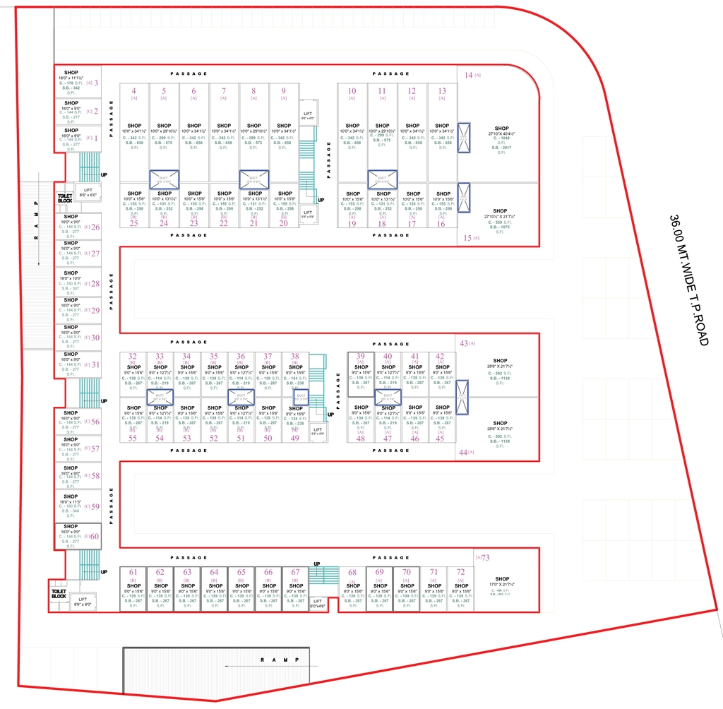 Master Plan of Gruham Plaza in Amroli, Surat - Image 317830