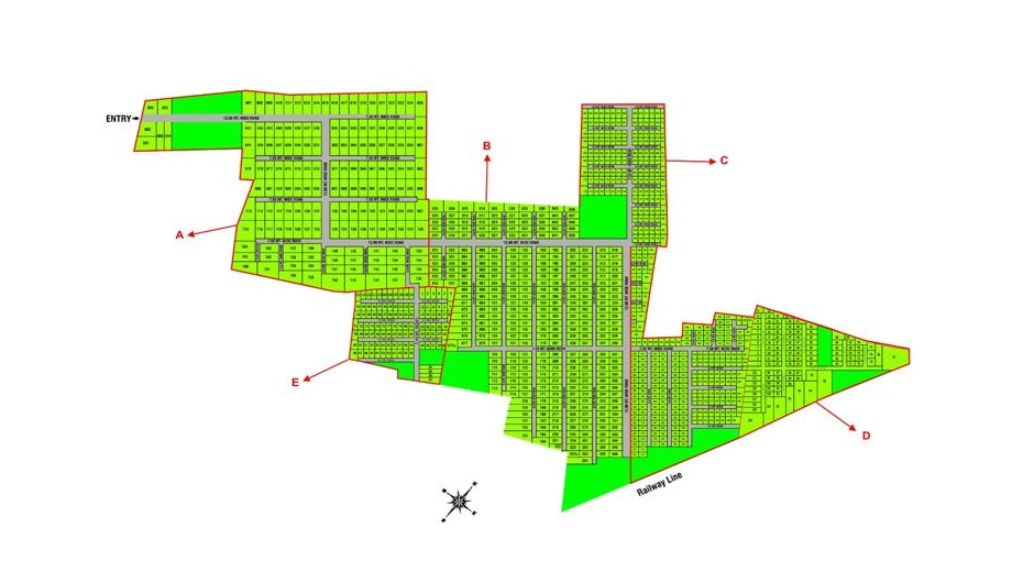 Master Plan of JD Balaji Dream City in Bagodara, Ahmedabad - Image 361126