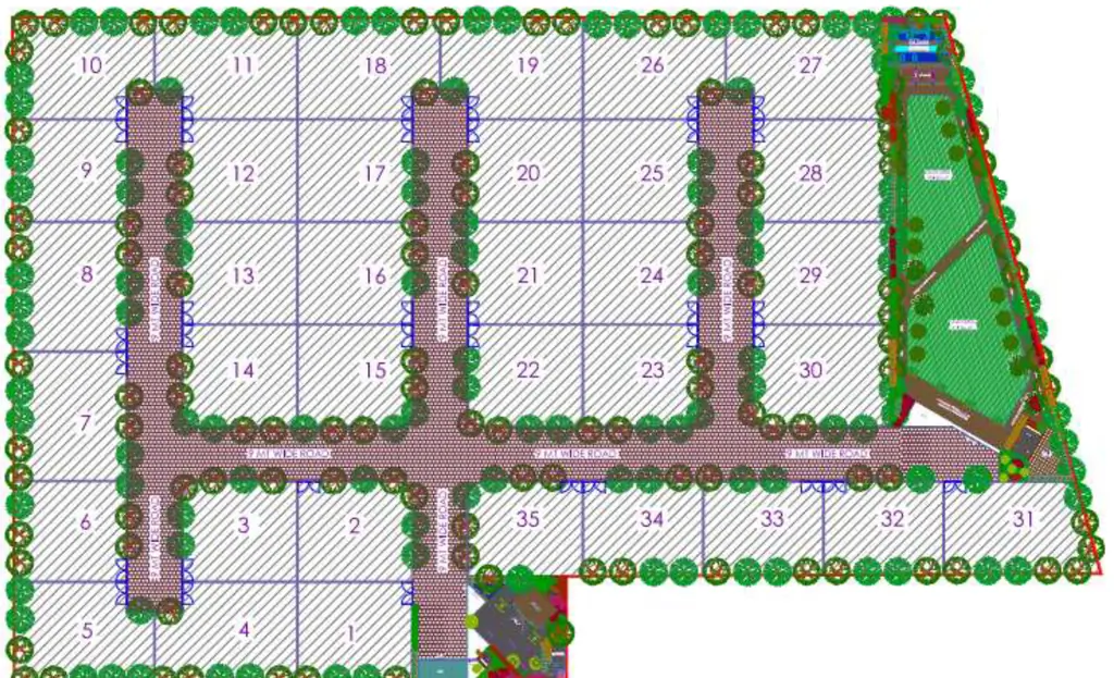 Master Plan of Vishnudhara Solace Green in Bhadaj, Ahmedabad - Image 361263