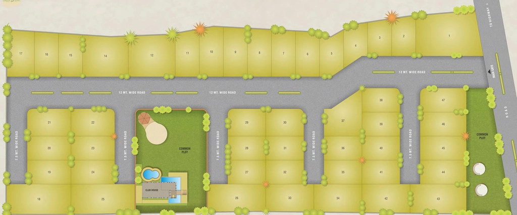 Master Plan of Arista Swastik Vihar in Bavla, Ahmedabad - Image 361531