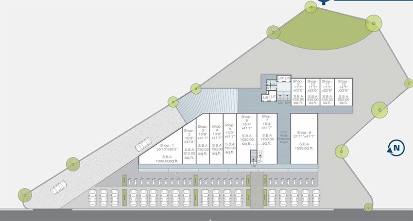 Master Plan of Signet The Business Hub in Mujmahuda, Vadodara - Image 356973