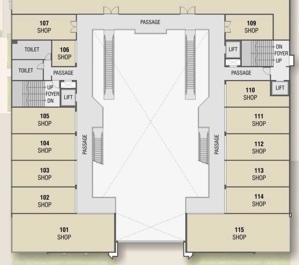 Floor Plan of Hindva Pavilion in Nikol, Ahmedabad - Image 364190