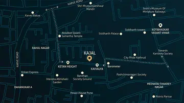 Location of Kotibhaskar Kajal CHS - Image 351056