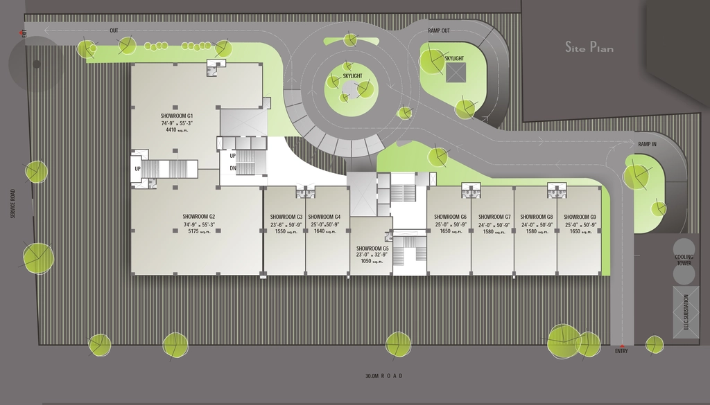 Master Plan of Savvy Shapath Hexa in Sola, Ahmedabad - Image 359145