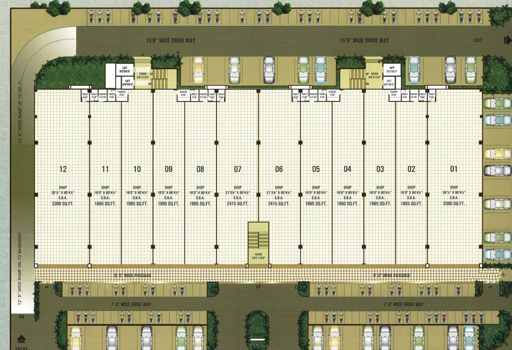 Master Plan of Shivalik Yash in Naranpura, Ahmedabad - Image 359460