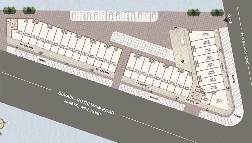 Master Plan of Darshanam Arise in Gotri, Vadodara - Image 355159