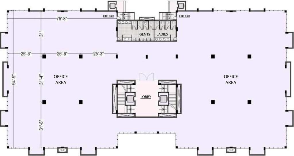 Floor Plan of Anjaneya Techno Park in Kodihalli, Bangalore - Image 281532
