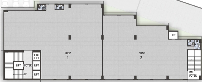 Floor Plan of Triveni Sungrace Arcade in Chandkheda, Ahmedabad - Image 320428