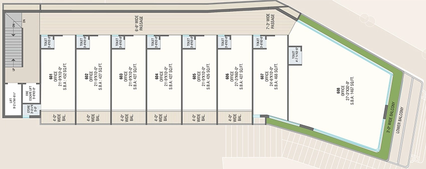 Floor Plan of Kasper Vidhim in Harni, Vadodara - Image 357601