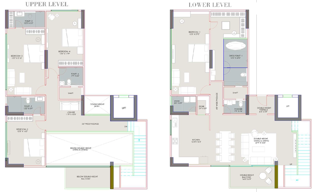 4 BHK Duplex in Aristo Aatmantan in Gota, Ahmedabad - Image 913206
