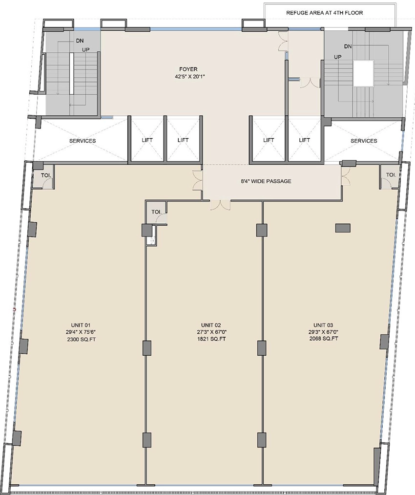 Floor Plan of Adani Medico House in Vaishnodevi Circle, Ahmedabad - Image 326348
