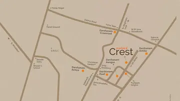Location of Commercial Darshanam Crest - Image 355198