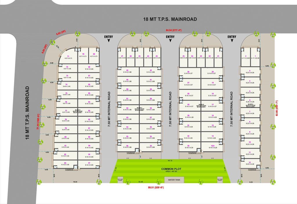 Master Plan of Mahantam Industrial Park in Kathwada, Ahmedabad - Image 361214