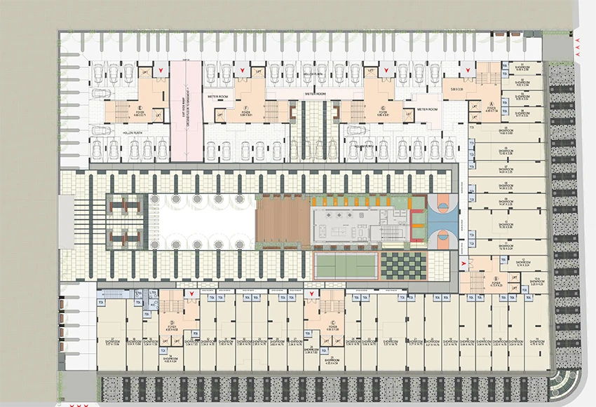 Master Plan of Commercial Kavisha Aer in Shela, Ahmedabad - Image 343222