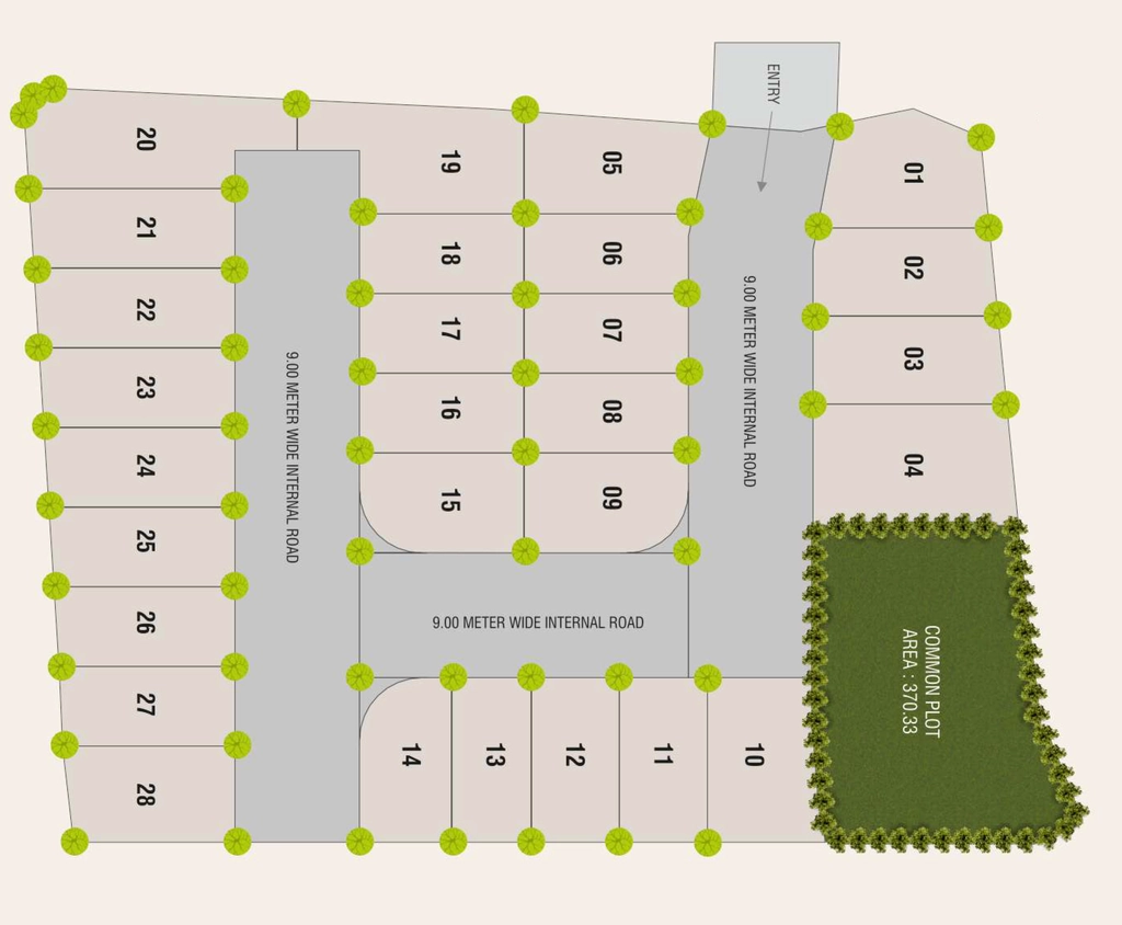 Master Plan of Shree Gokuldham Plottings in Koyali, Vadodara - Image 363332