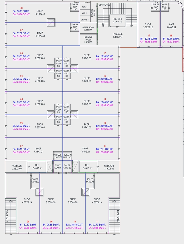Floor Plan of Shivanta Highstreet in Gorwa, Vadodara - Image 365614
