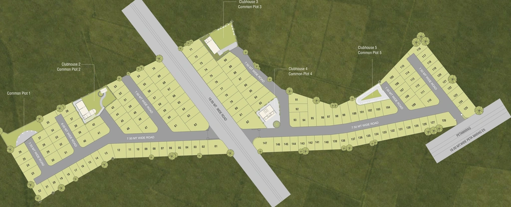 Master Plan of Supreme Aashiyana Pride in Dhaniyavi, Vadodara - Image 363345