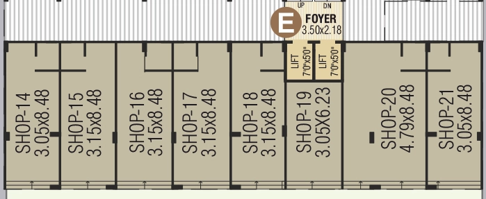 Floor Plan of Al Falah Elegance in Vatva, Ahmedabad - Image 359529