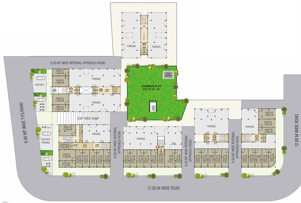 Master Plan of Al Falah Elegance in Vatva, Ahmedabad - Image 359528