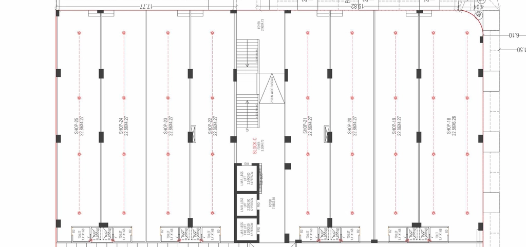 Floor Plan of Commercial Rudram Skyline in Ghatlodiya, Ahmedabad - Image 360164