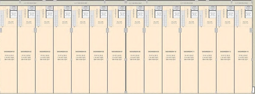 Floor Plan of Commerical - Raamah Spectraa in Alkapuri, Vadodara - Image 356911