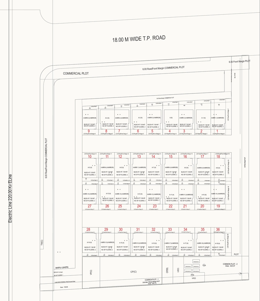 Master Plan of Commercial Aarya Euphoria in Dabhoi Road, Vadodara - Image 363288
