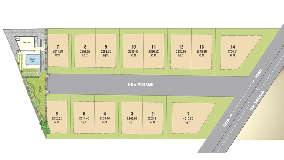 Master Plan of Vaibhav Lolite in Sevasi, Vadodara - Image 363398