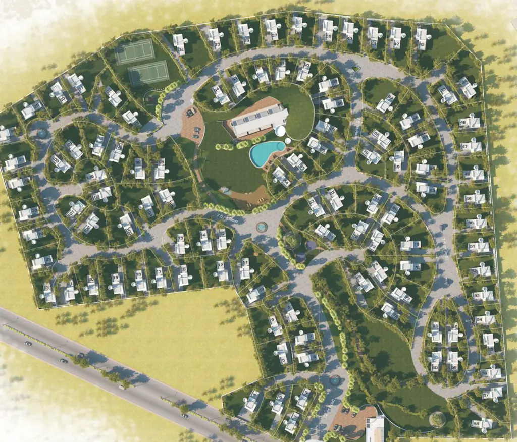 Master Plan of Rosedale Green Silhouette in Jambuva, Vadodara - Image 363445