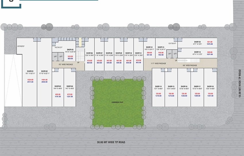Master Plan of Hilltown Impressa in Nikol, Ahmedabad - Image 342151