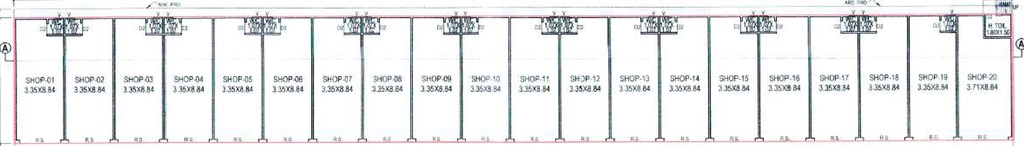 Floor Plan of Shree Shivalik Shops in Kapurai, Vadodara - Image 364912