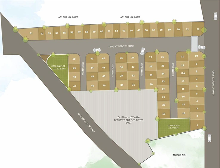 Master Plan of Shreedhar Dev Upvan in Valad, Gandhinagar - Image 274914